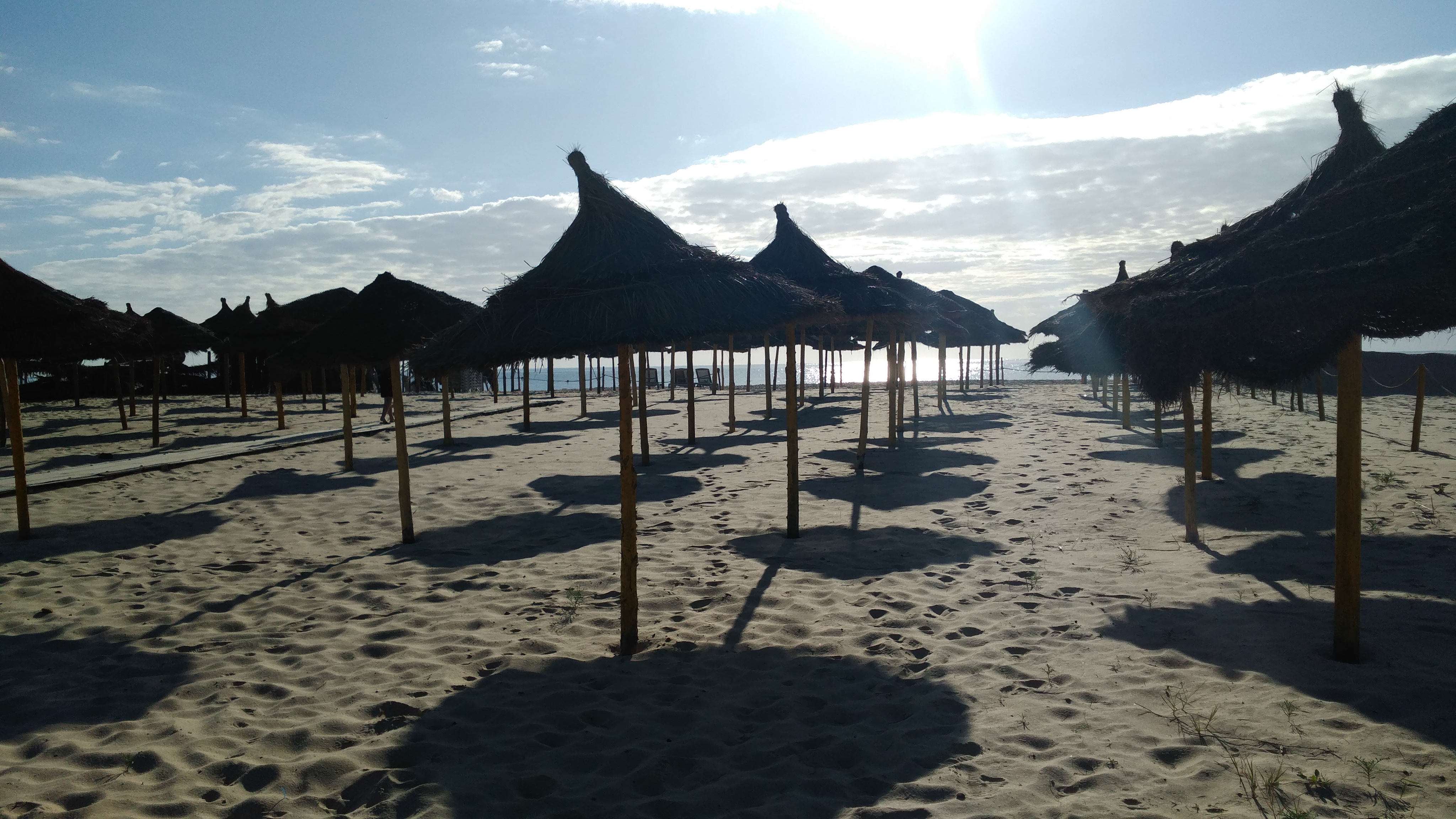 A Tunisia Beach Scene